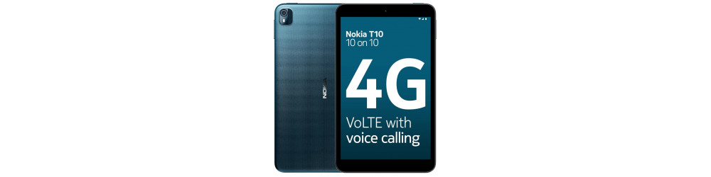 Nokia T10  Android 8Mp cam 4+64GB Rs. 11879 to Rs. 11999